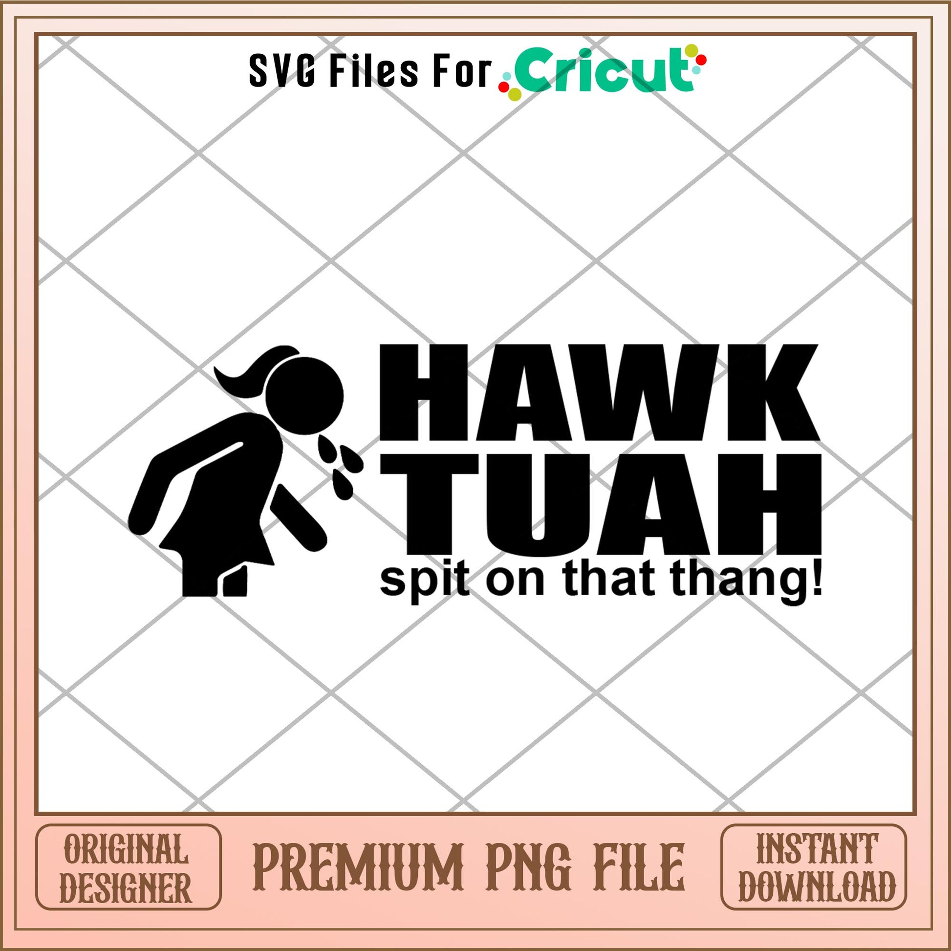 Girl said Hawk tuah png