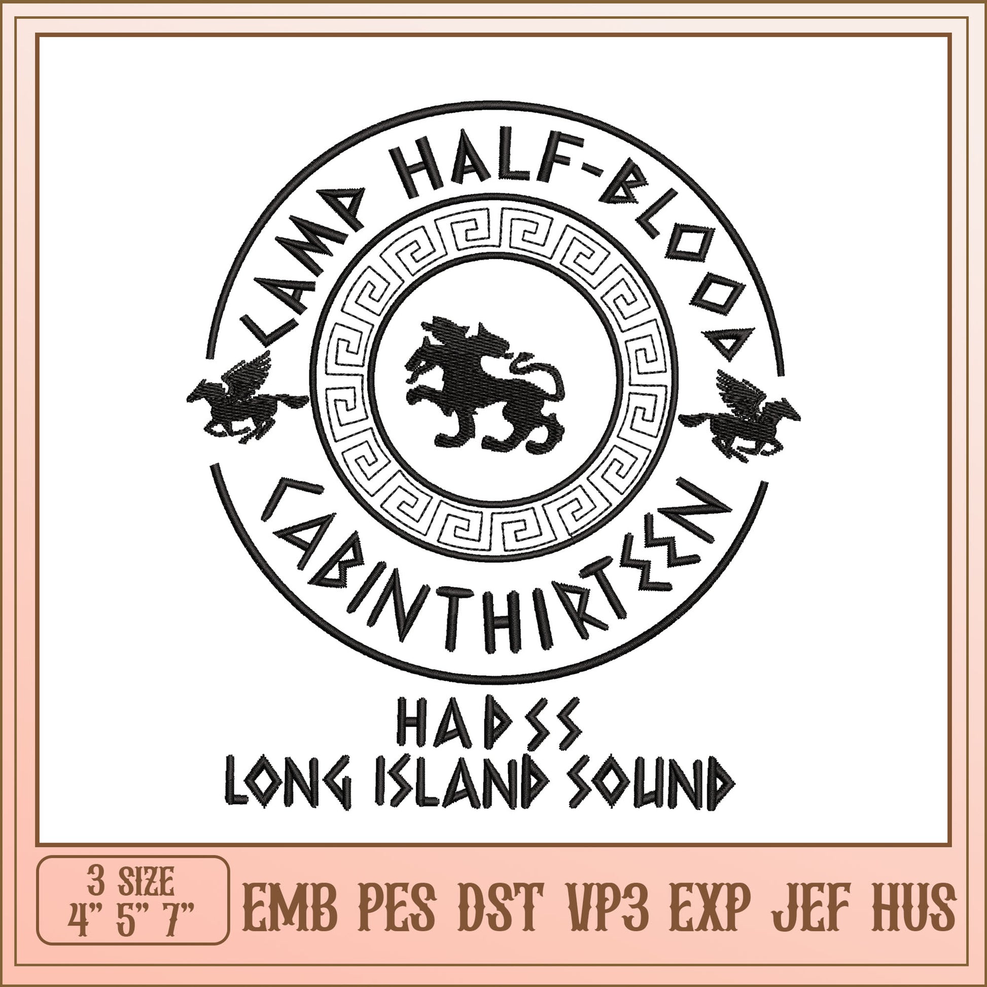 Hades Long Island Sound Embroidery Design