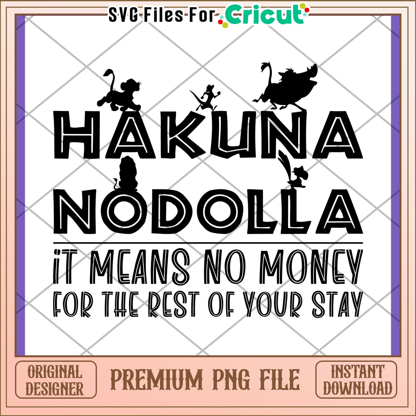 Hakuna Matata PNG Design Download