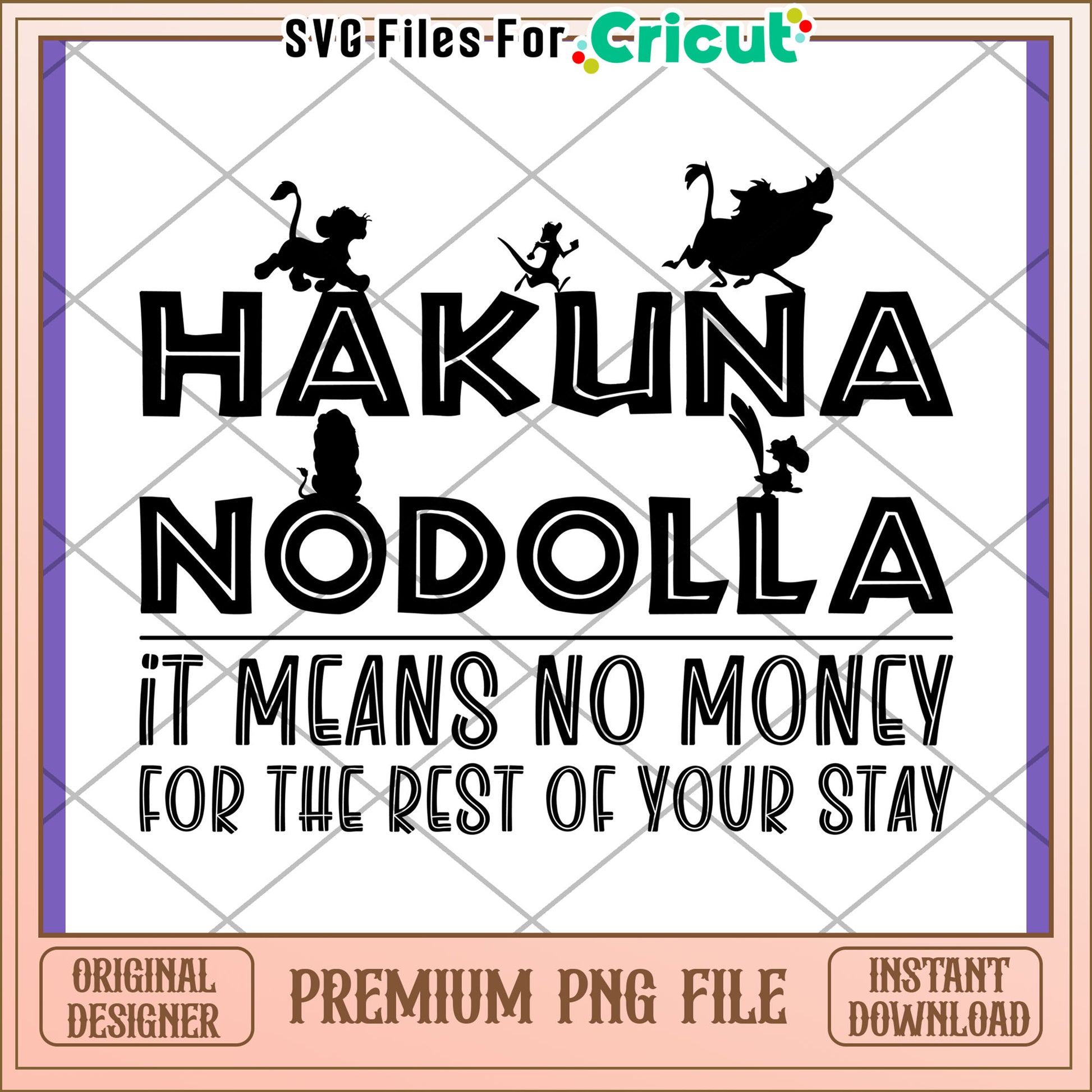 Hakuna Matata PNG Design Download