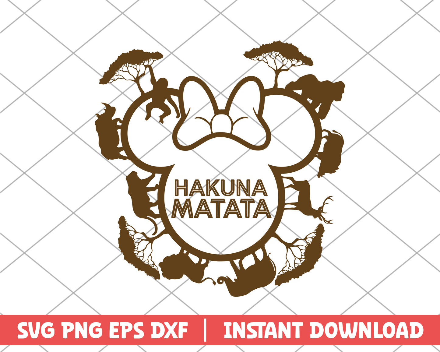 Hakuna Matata minnie mouse disney svg 