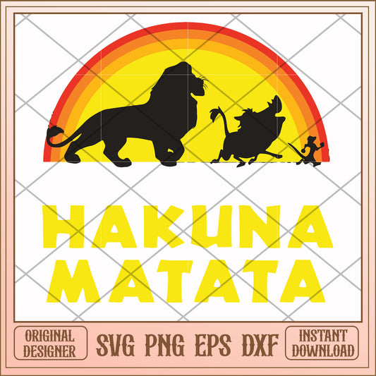 Hakuna Matata animal kingdom svg, animal svg, funny svg
