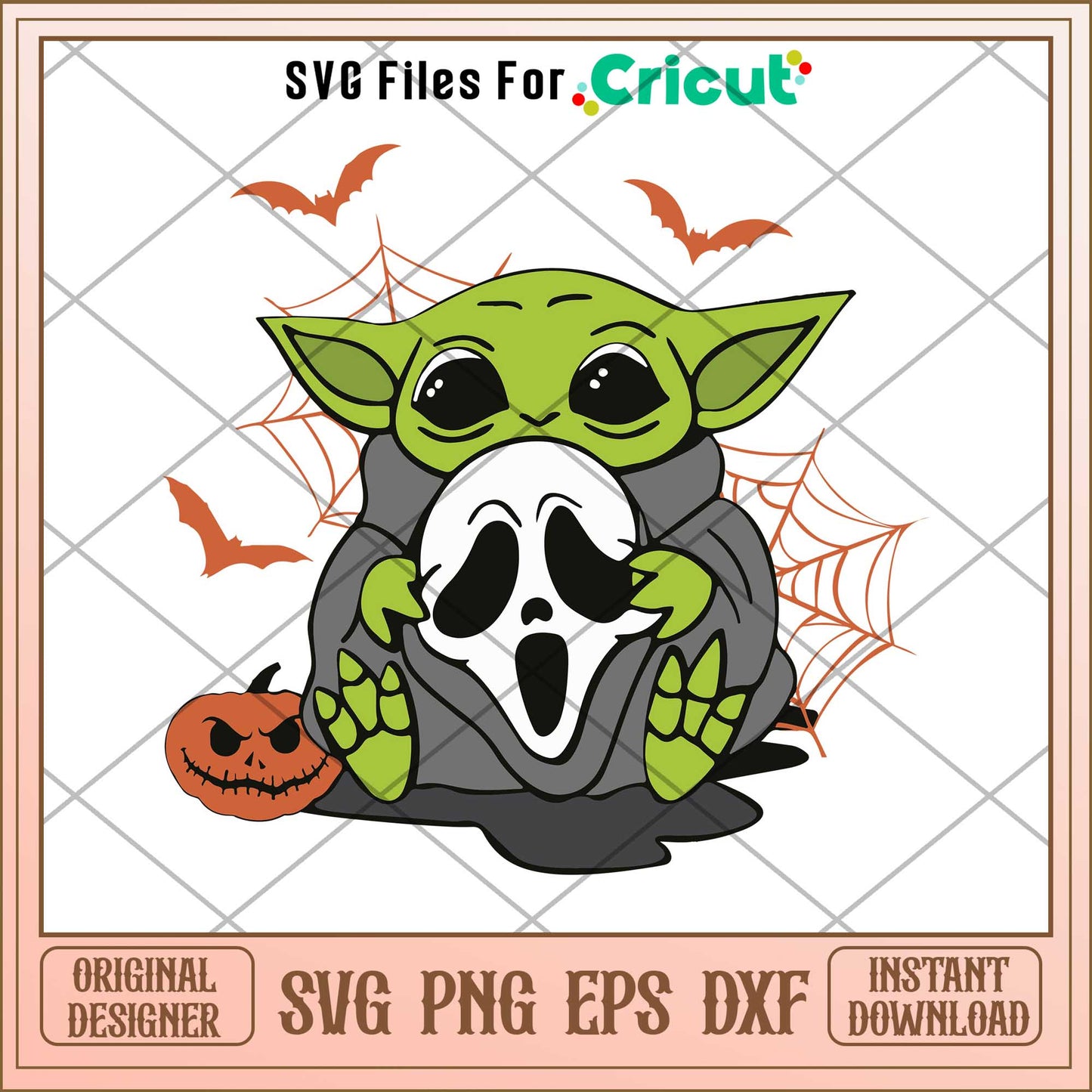 Halloween Baby Yoda Ghost svg, The Mandalorian  svg,   digital download