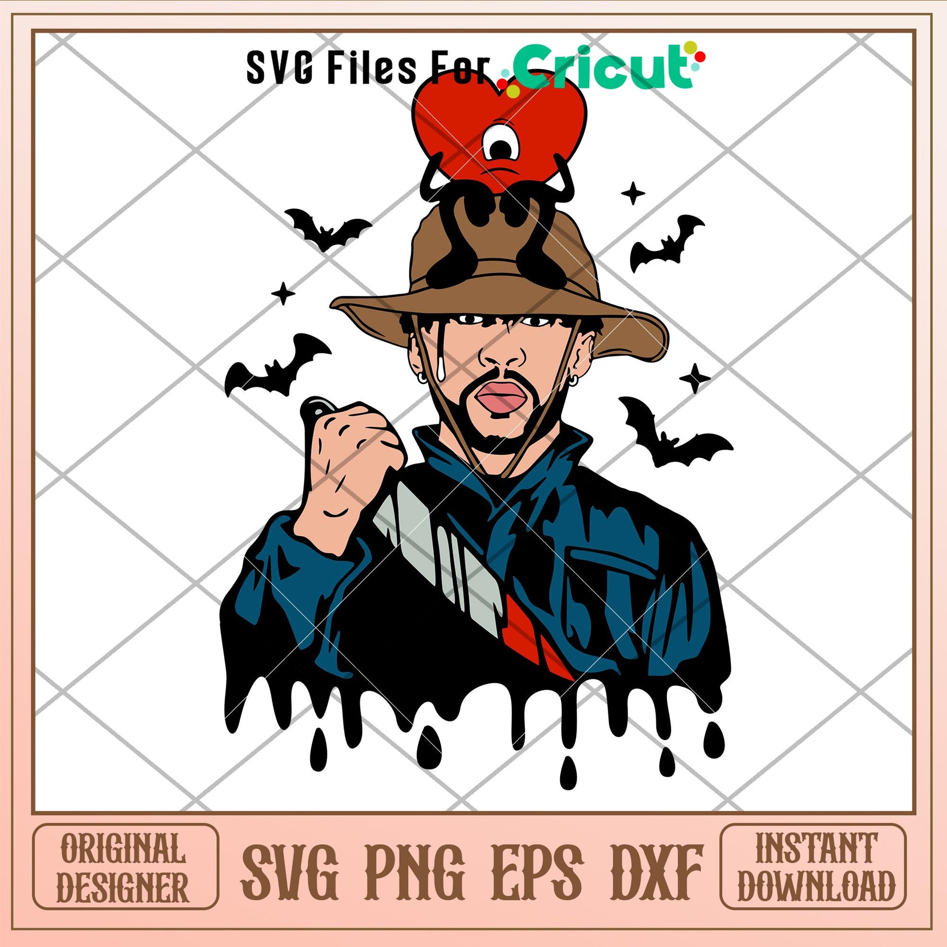 Halloween Bad Bunny, Halloween Bad Bunny Svg