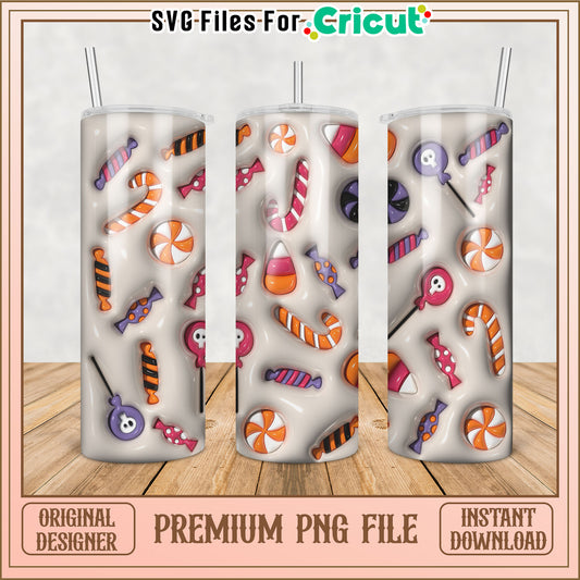 Halloween Candy PNG Sublimation Design