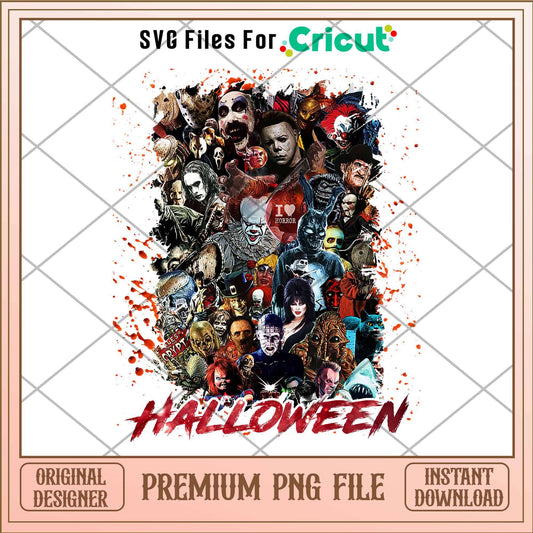 Halloween Characters Horror Friend png, Horror characters png, Digital Download