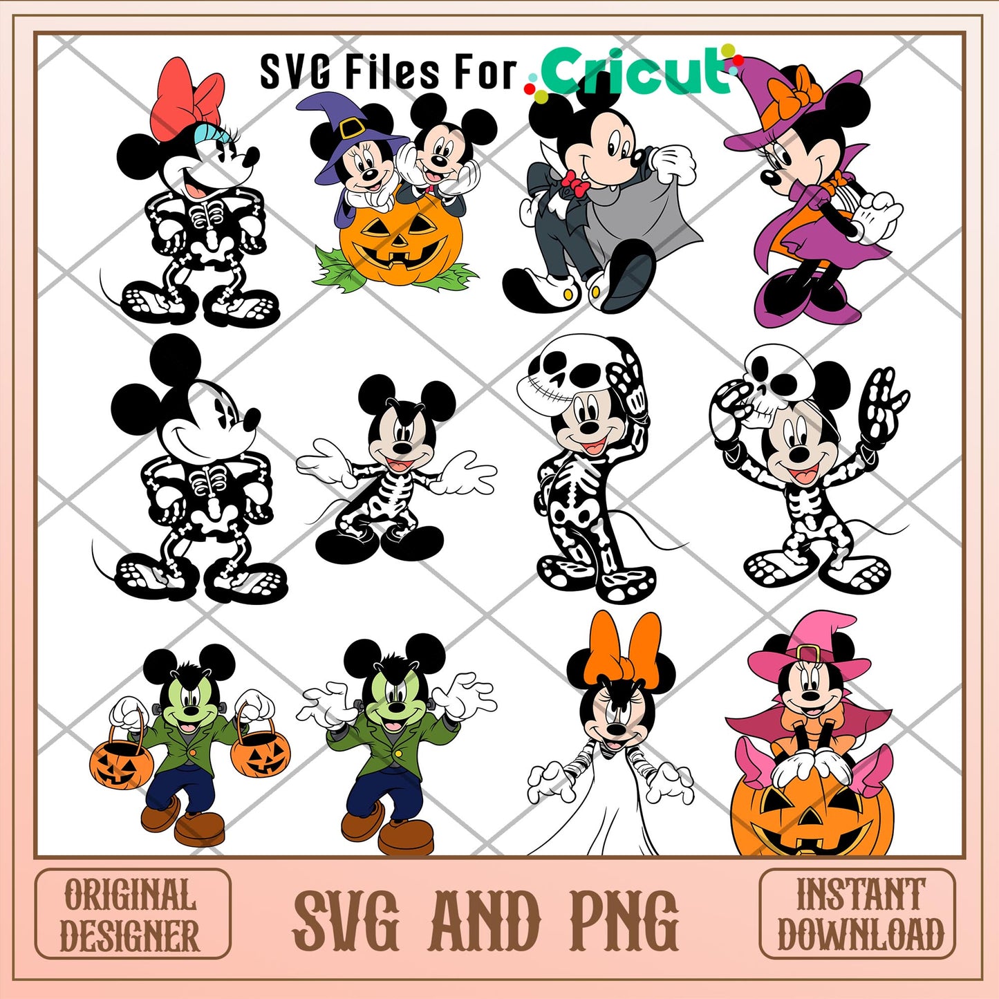 Halloween Disney Mickey mouse SVG Bundle