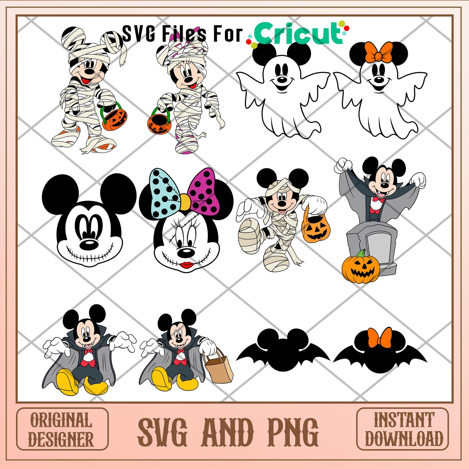 Halloween Disney Mickey mouse SVG Bundle ver 3