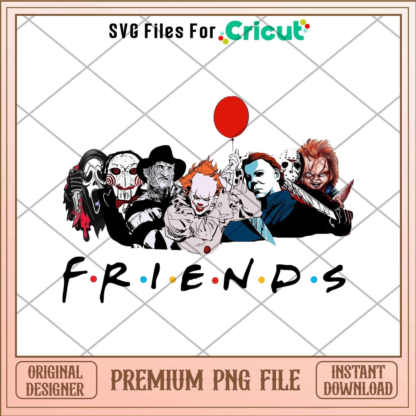 Halloween Horror Movie Killers png, Horror Characters png, Digital Download