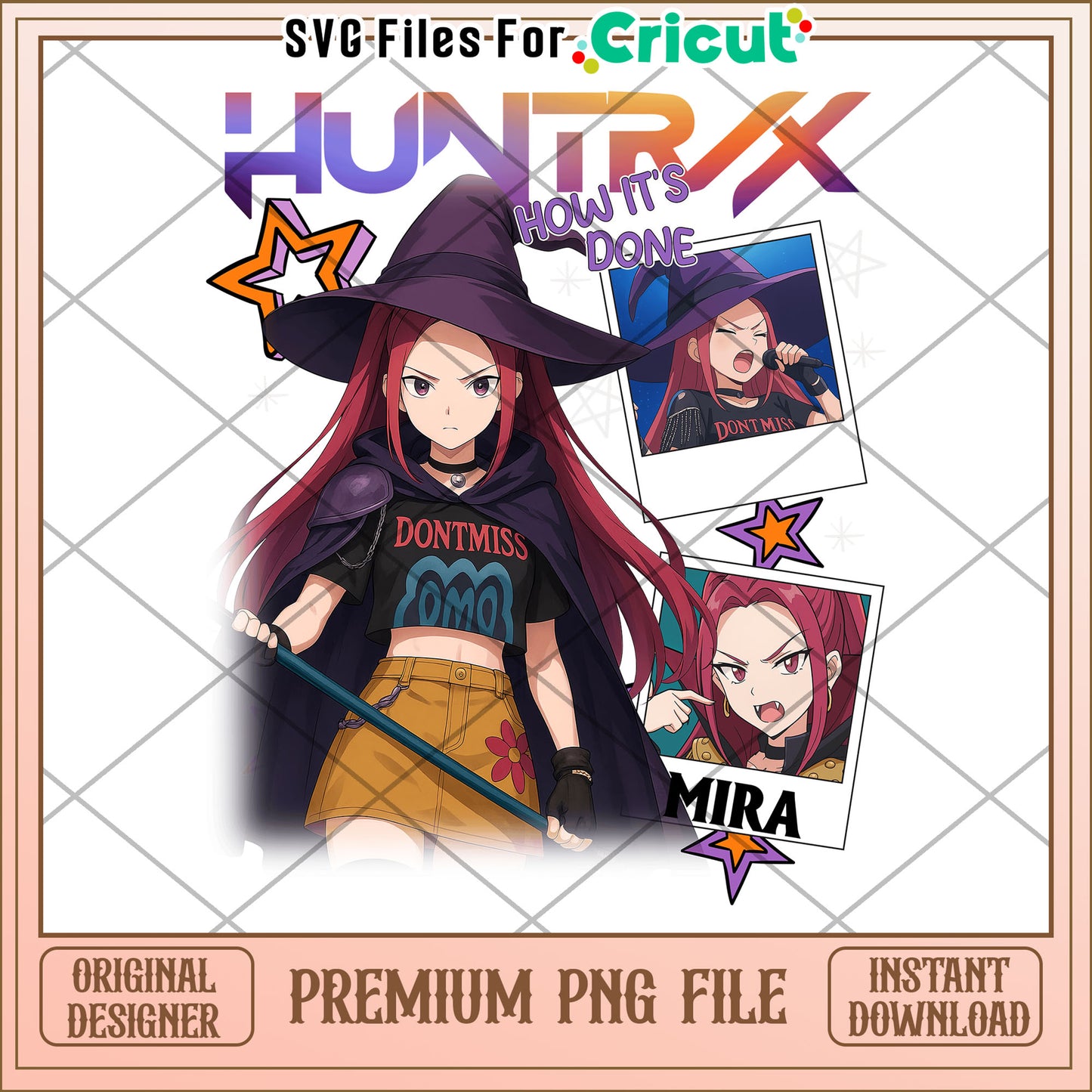 Halloween Huntrix Mira png, demon hunters png, halloween time pngHunters
