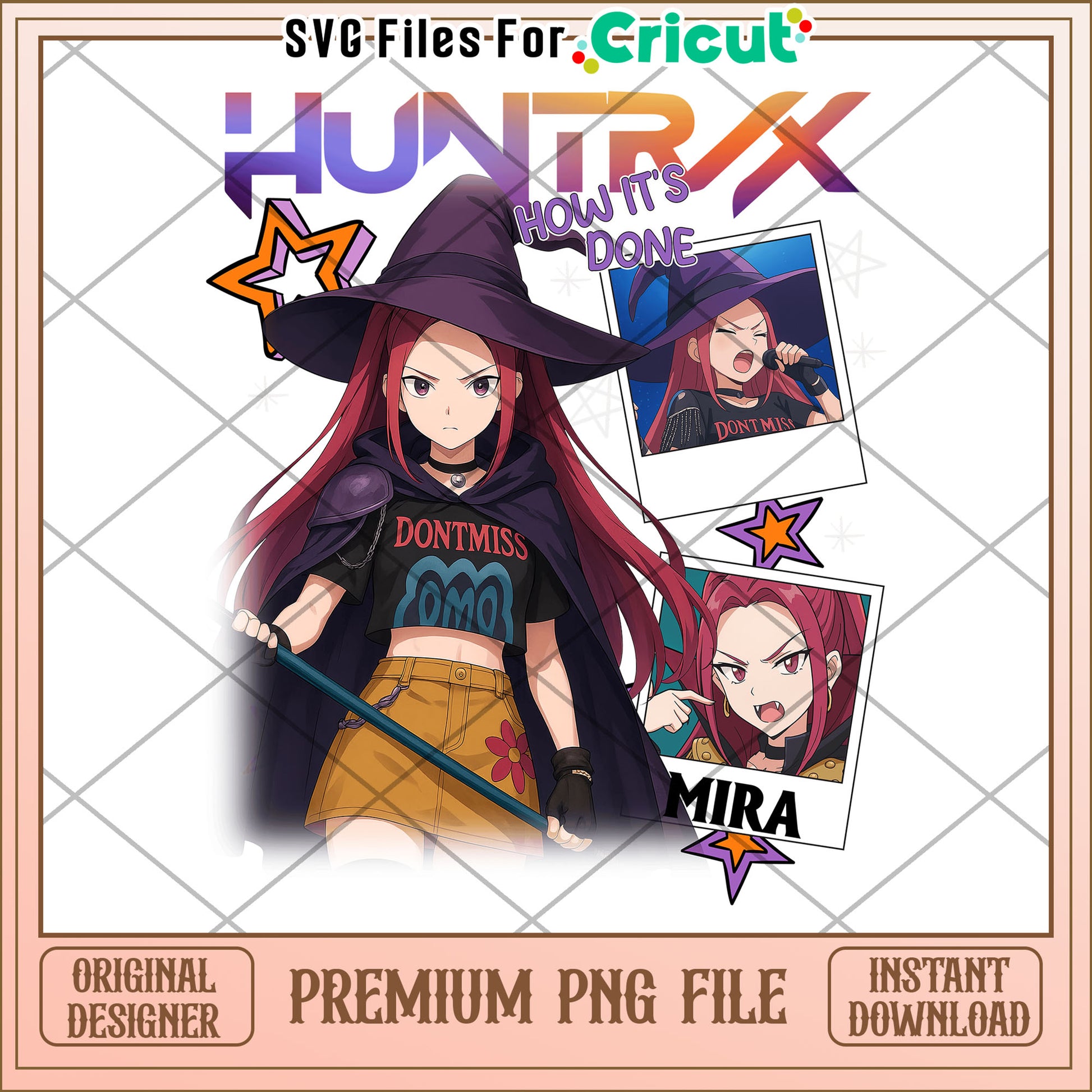 Halloween Huntrix Mira png, demon hunters png, halloween time pngHunters