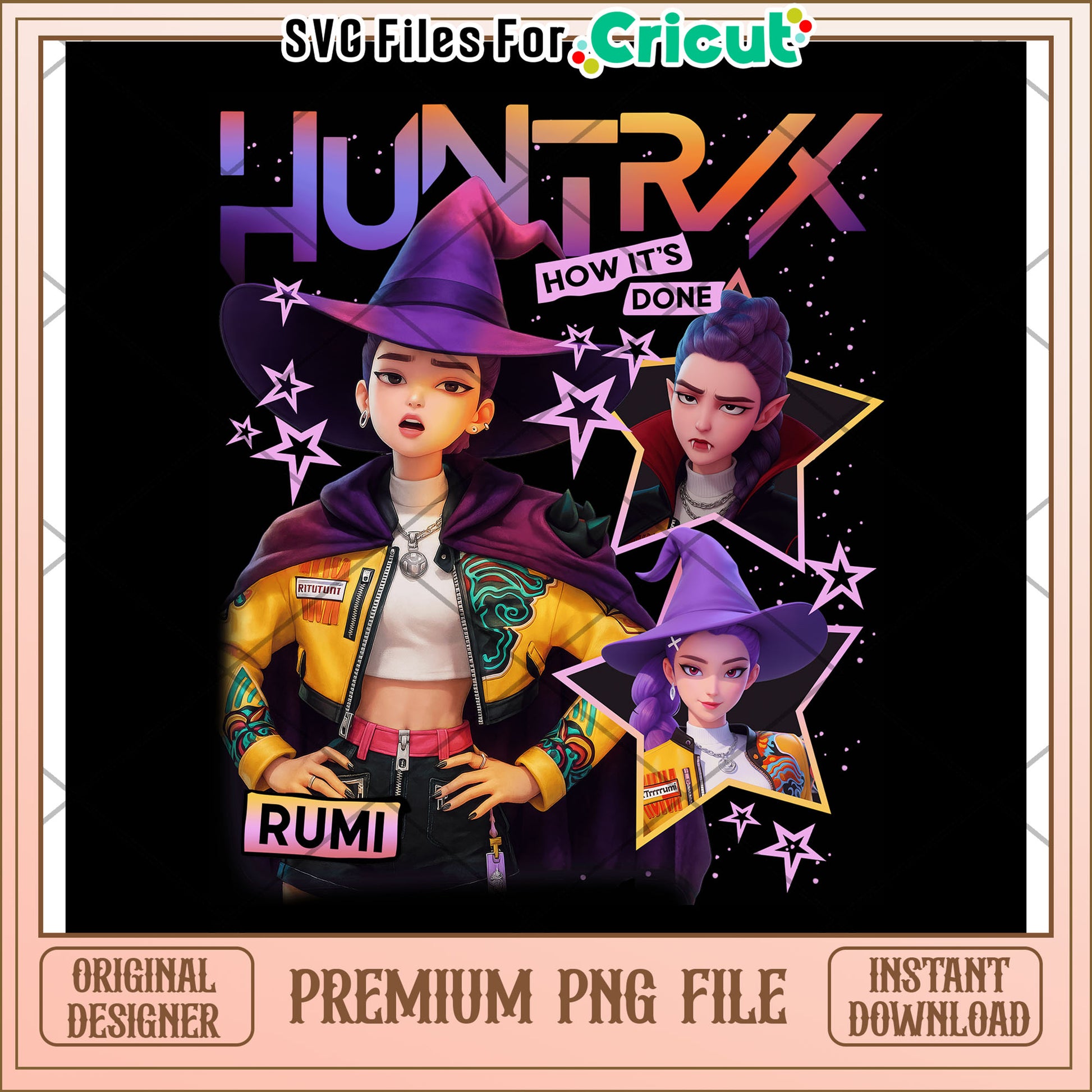 Halloween Huntrix Rumi Kpop Demon  Hunters png, demon hunters png, halloween time png