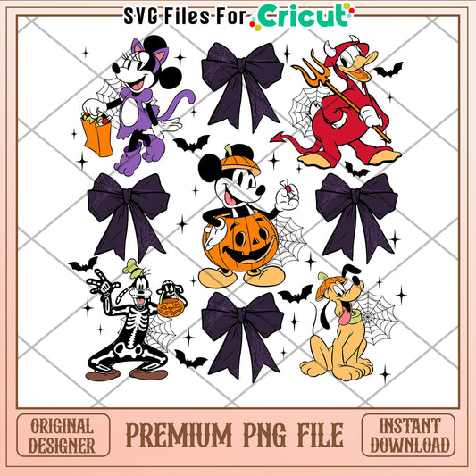 Halloween Mickey Mouse PNG Bundle