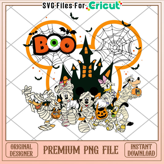 Halloween Mickey Mouse PNG Cricut
