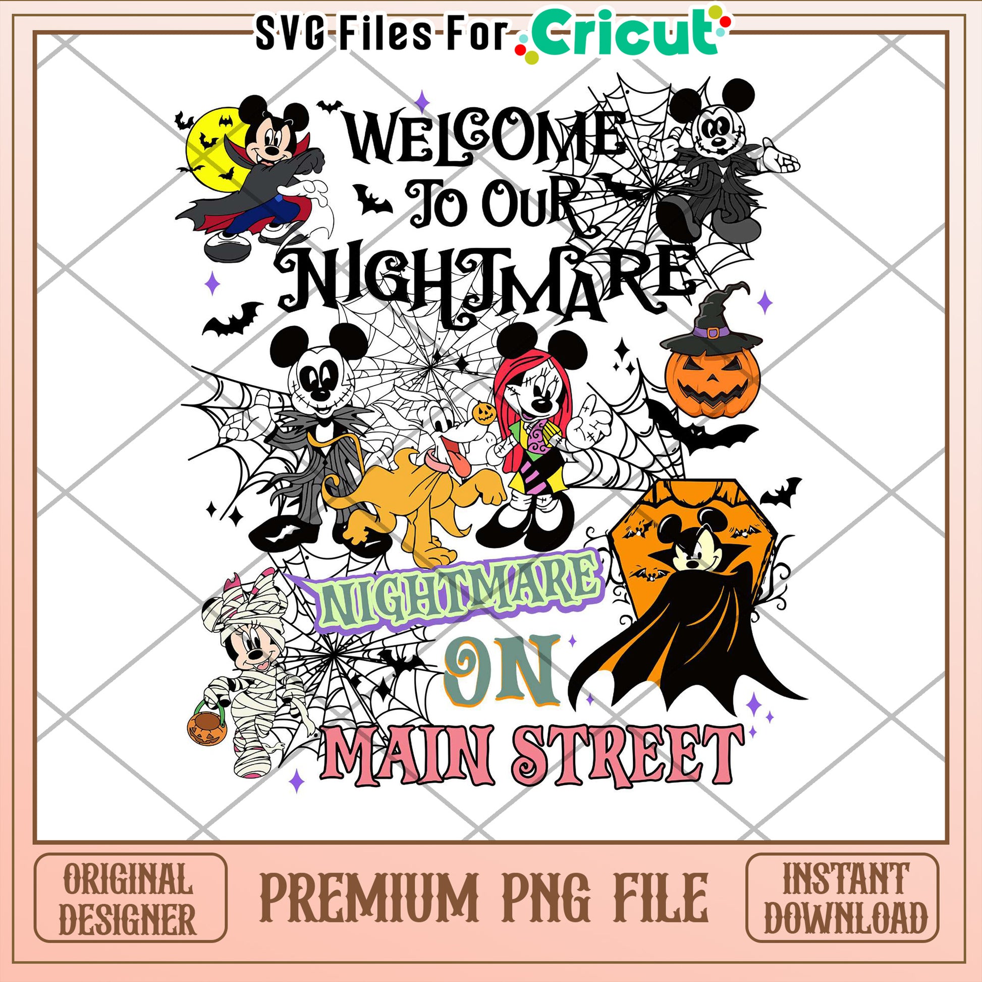 Halloween Mickey Nightmare PNG