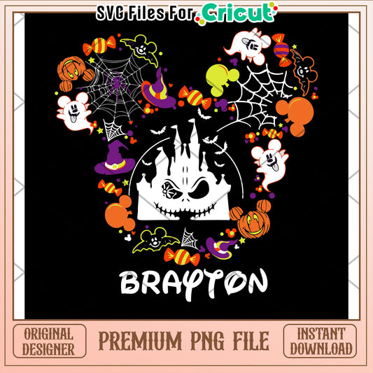 Halloween Mickey PNG Brayton Design