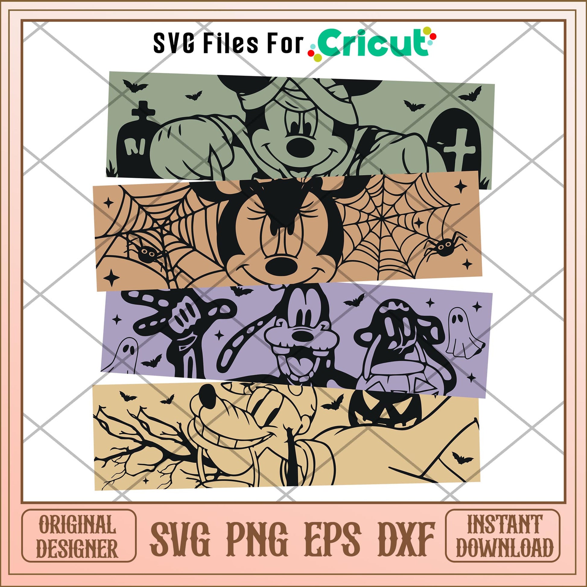 Halloween Mouse And Friends  svg, Disney characters svg, Digital Download