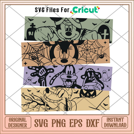 Halloween Mouse And Friends  svg, Disney characters svg, Digital Download