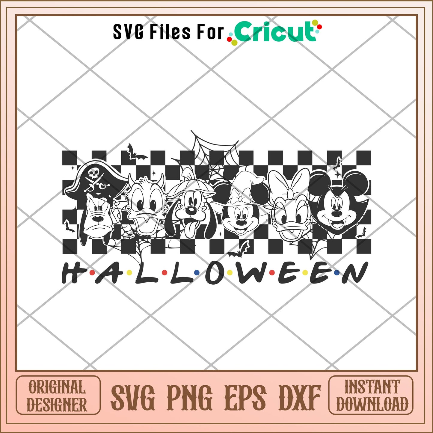 Halloween Mouse And Friends svg, Disney characters svg, Digital Download