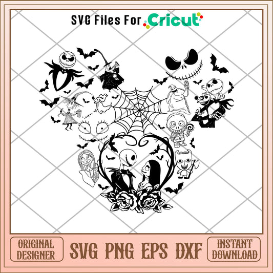 Halloween Nightmare Before svg, Nightmare Before Christmas svg, digital download