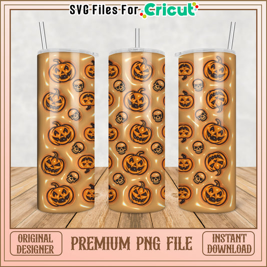 Halloween Pumpkin PNG Sublimation Design