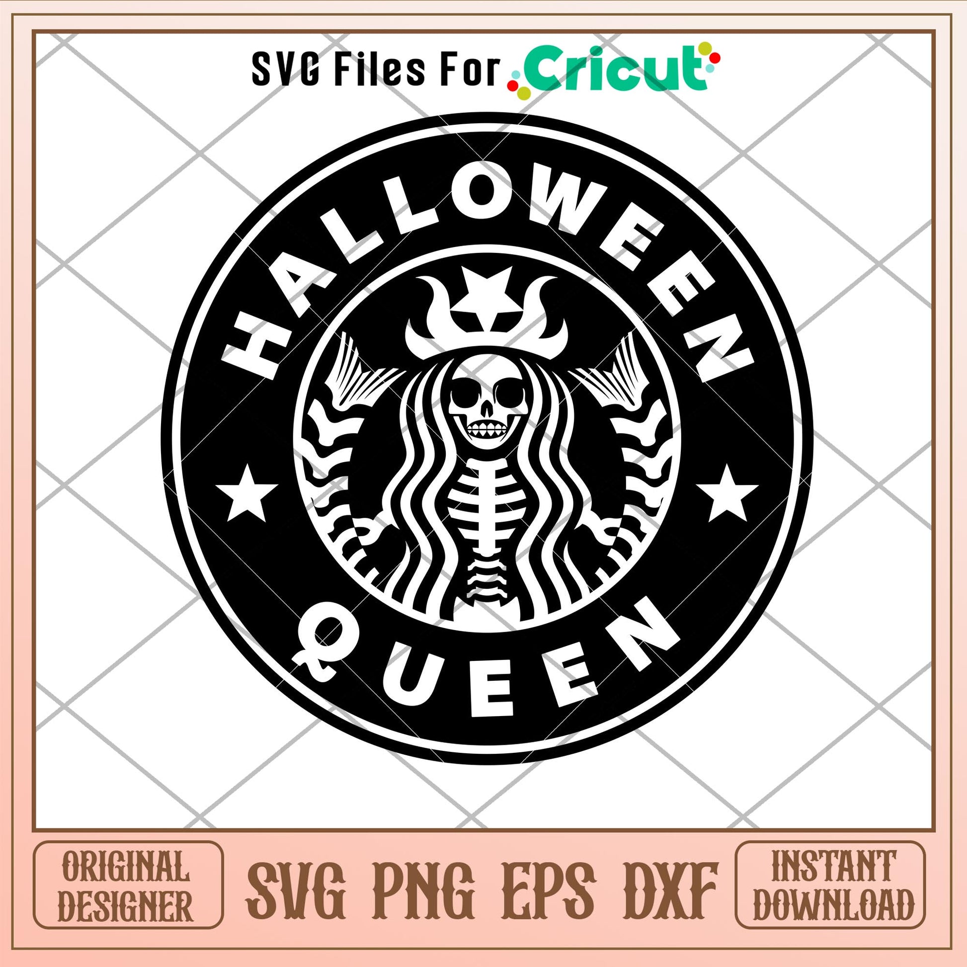 Halloween Queen, Halloween Queen Starbucks Svg