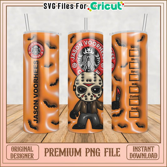 Halloween Starbucks Jason Voorhees PNG