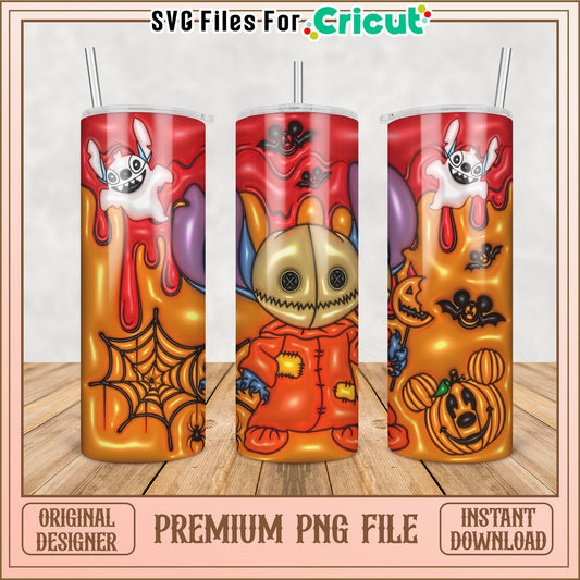 Halloween Stitch PNG Sublimation Design