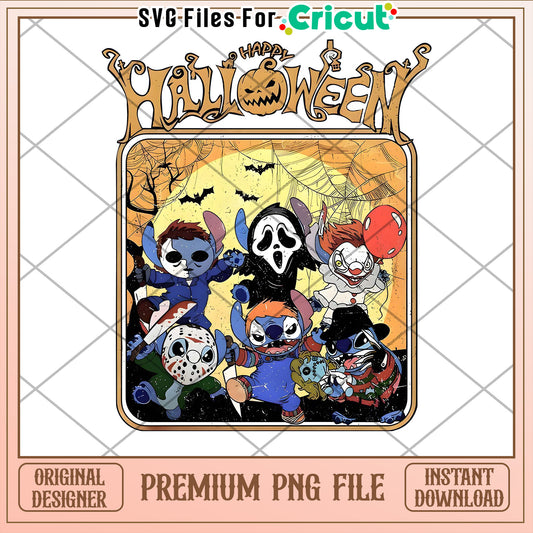 Halloween Stitch PNG Sublimation