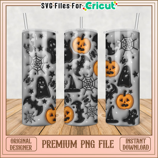 Halloween Tumbler PNG Design - Instant Download
