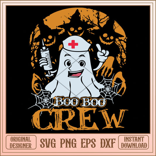 Halloween Boo boo crew injection svg, halloween characters svg, digital download