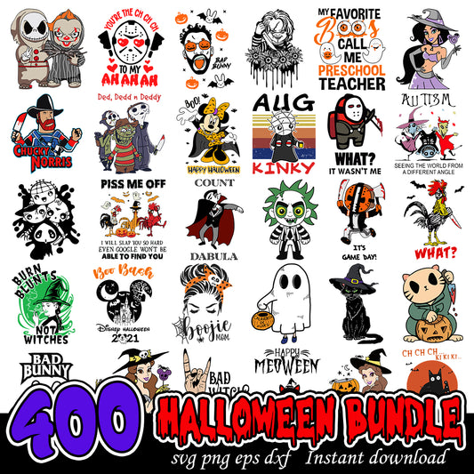 Halloween art Bundle Svg, Halloween quotes bundle