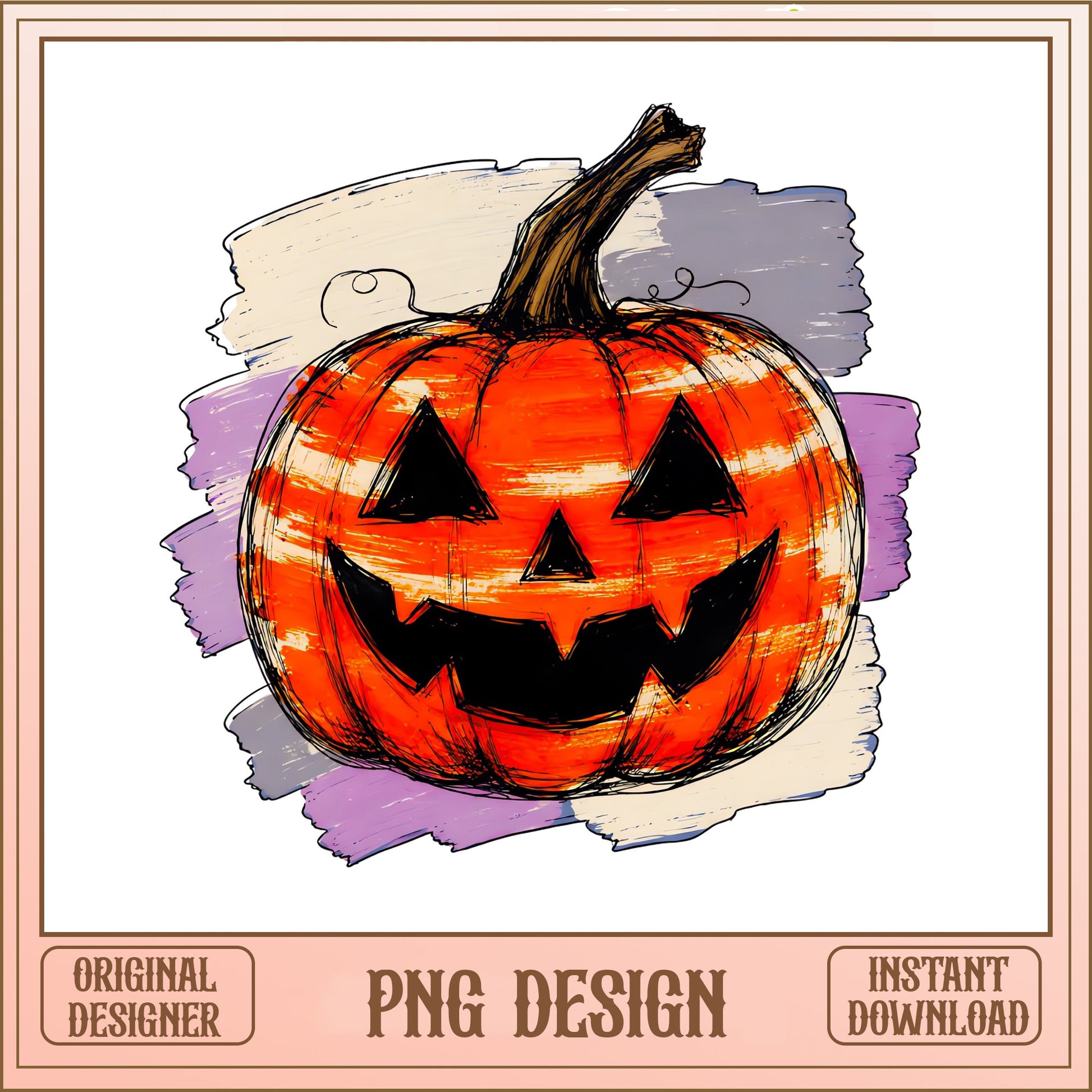 Halloween Pumpkin Jack O Lantern PNG, Spooky Pumpkin PNG, Halloween PNG