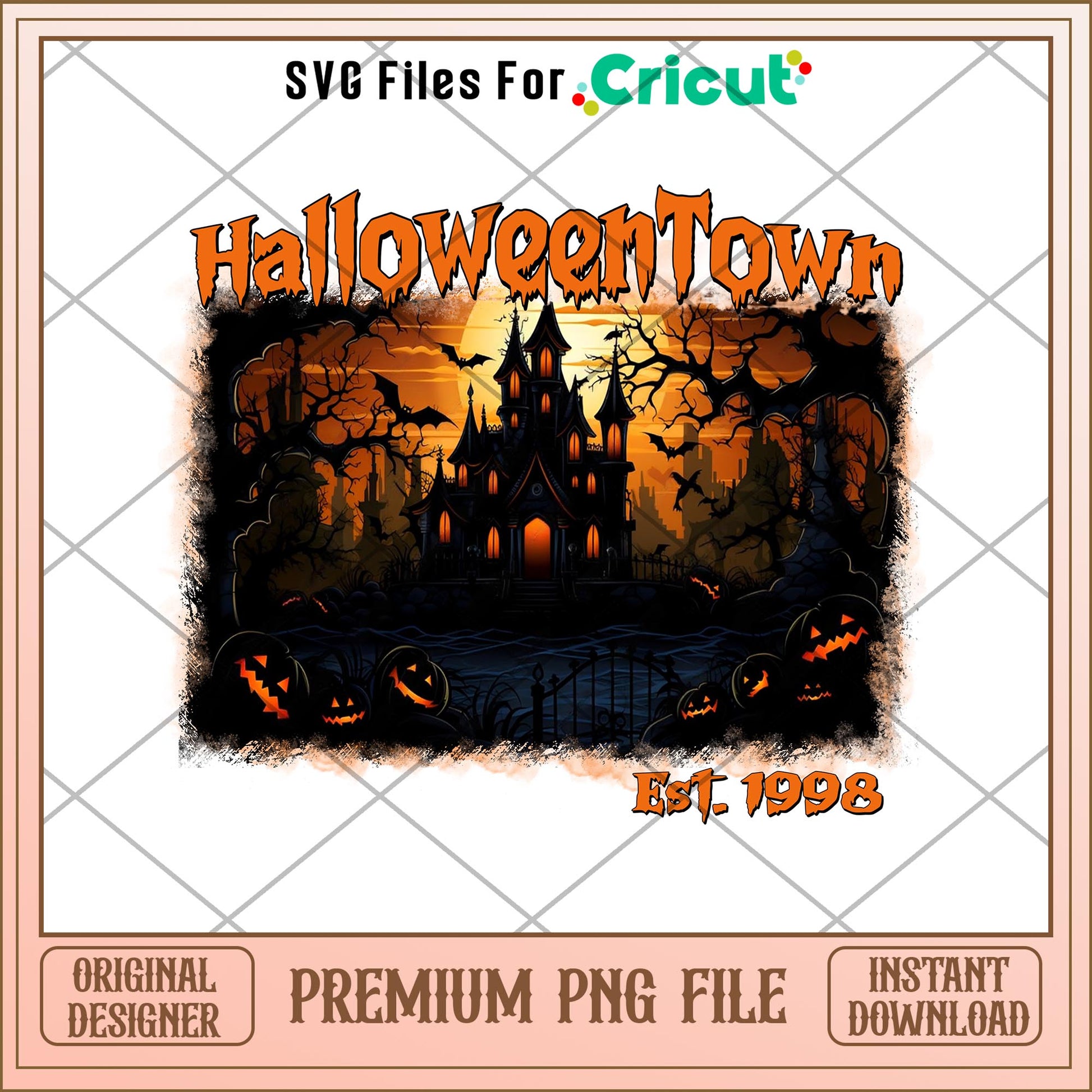Halloween town est 1998 horror png, town png, halloween png