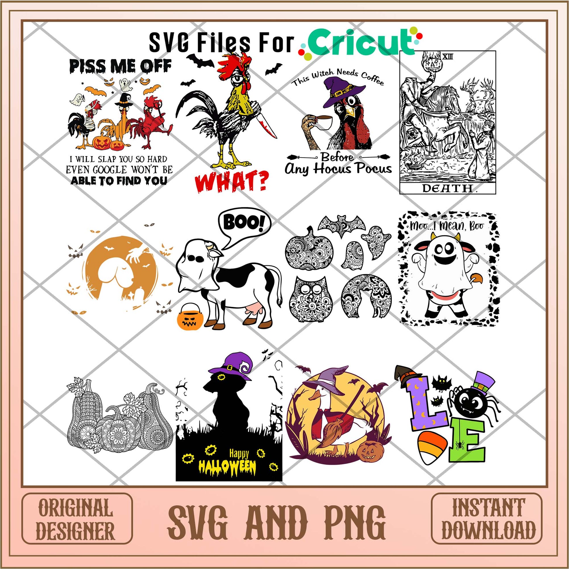 Halloween animal svg bundle, Halloween svg - Svgfileforcricut
