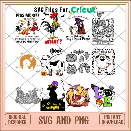 Halloween animal svg bundle, Halloween svg - Svgfileforcricut