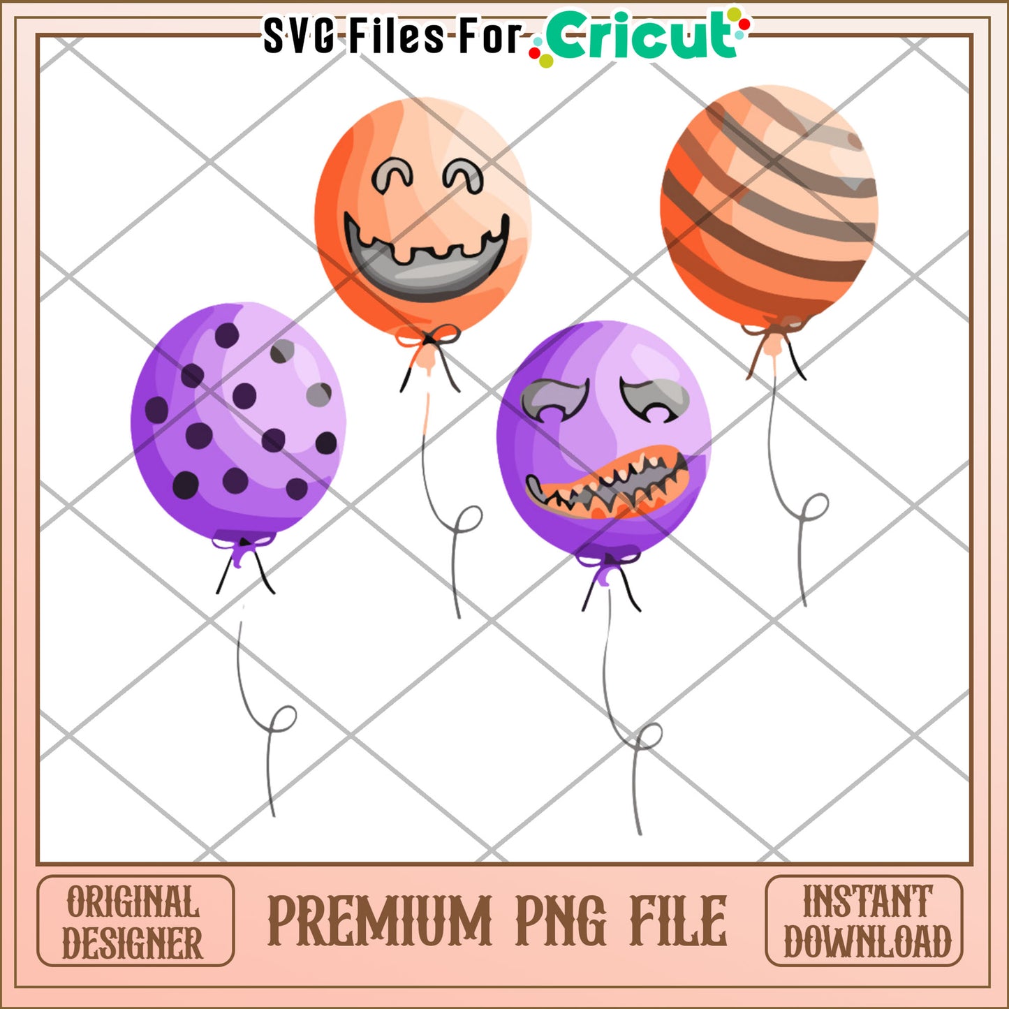 Halloween balloon png, spooky sesason png, halloween toys​ png