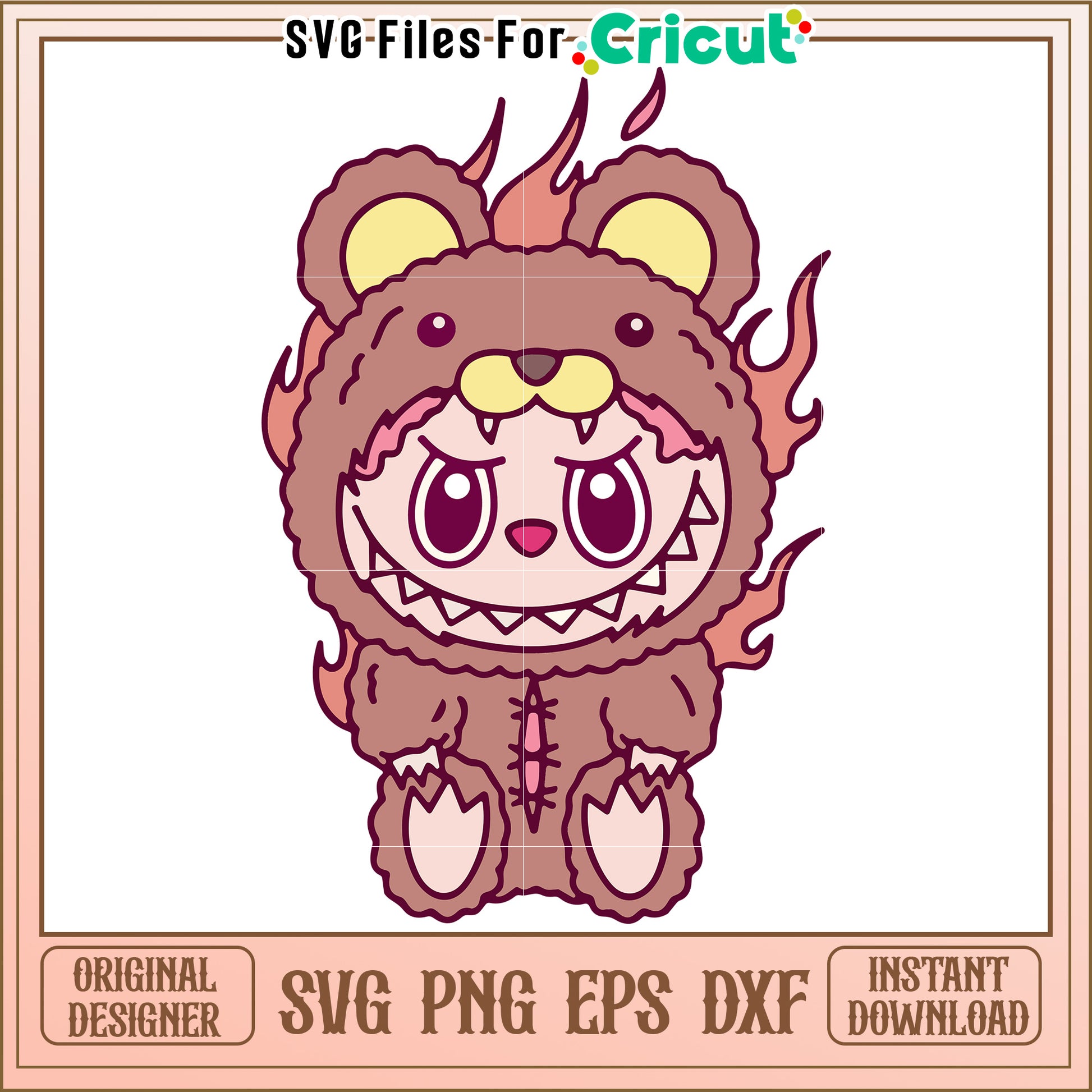 Halloween bears svg, scary characters svg, halloween pumkin svg