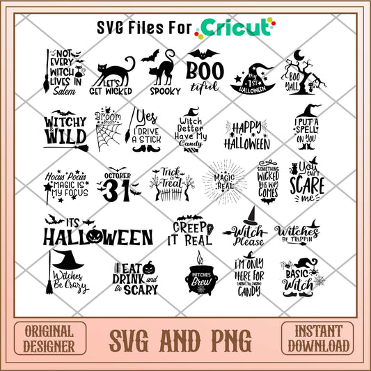 Halloween trick or treat svg bundle, Halloween svg - Svgfileforcricut