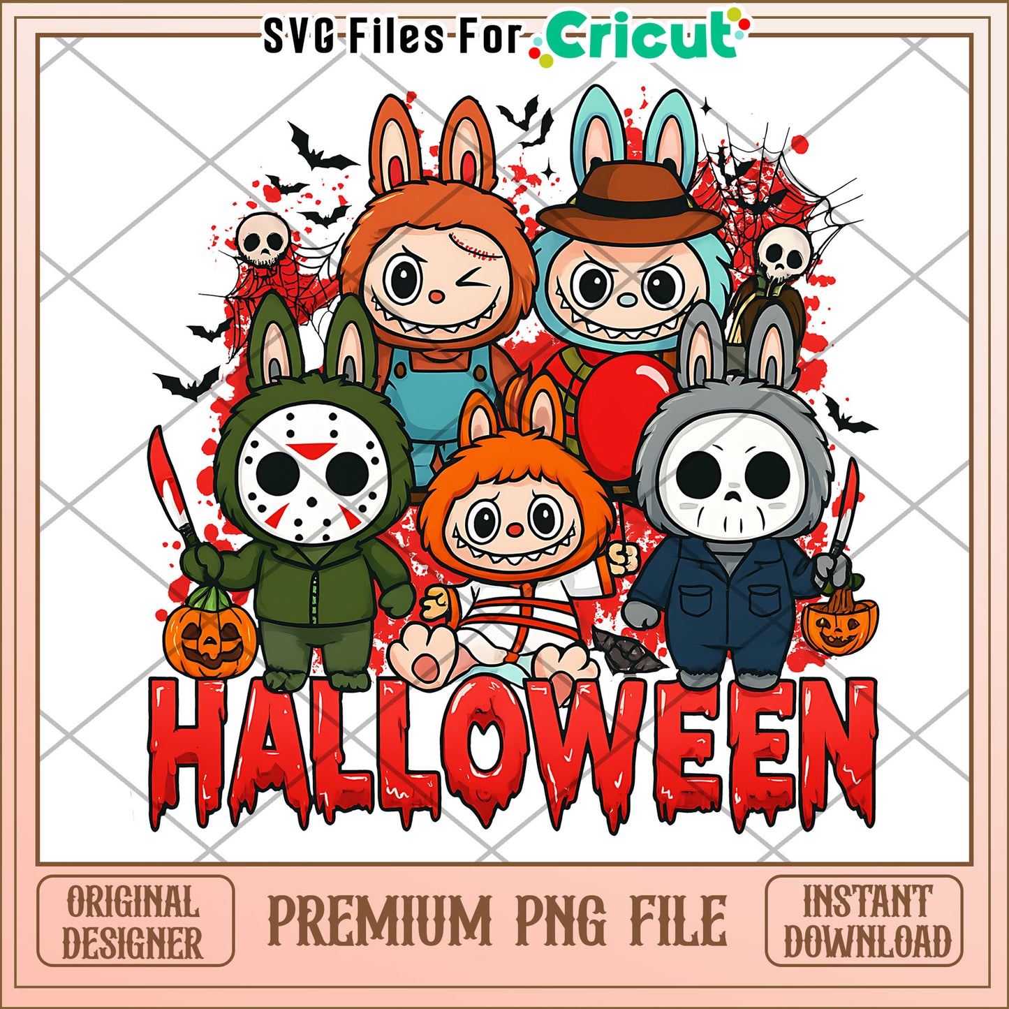 Halloween characters labubu png, lovely labubu​ png, halloween art​​​ png