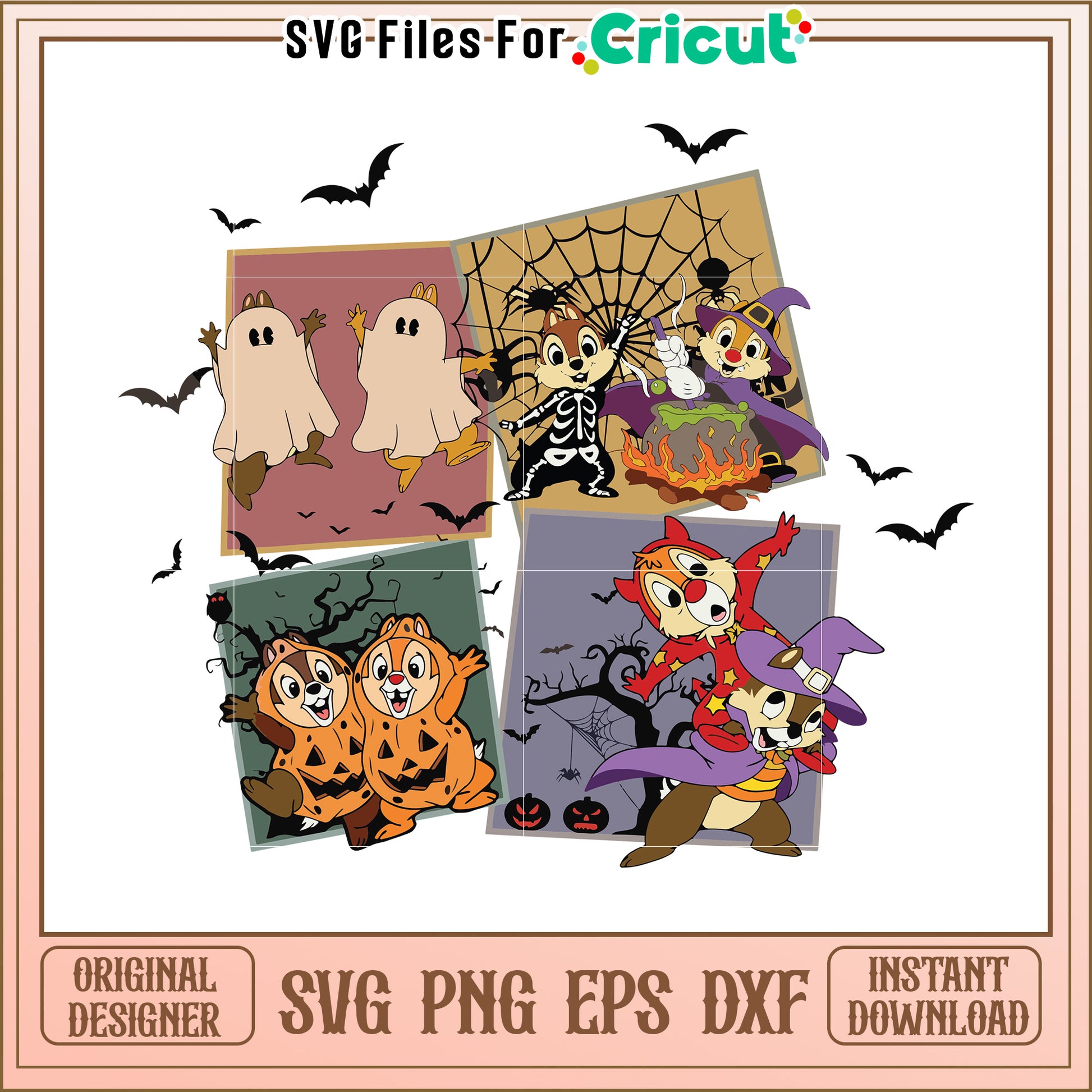 Halloween chimpmunk svg, funny halloween svg, halloween time svg