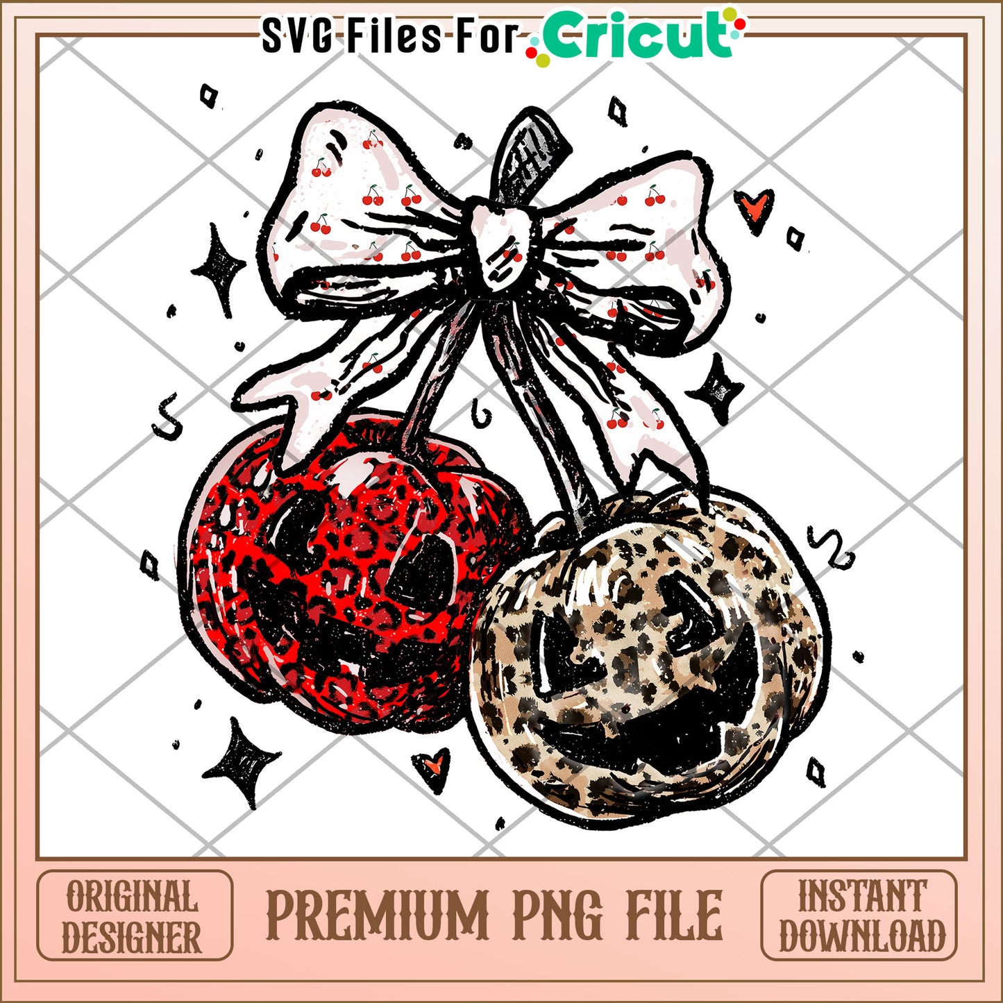 Halloween creepy pumpkin cherry png, halloween costumes​ png, halloween candy png