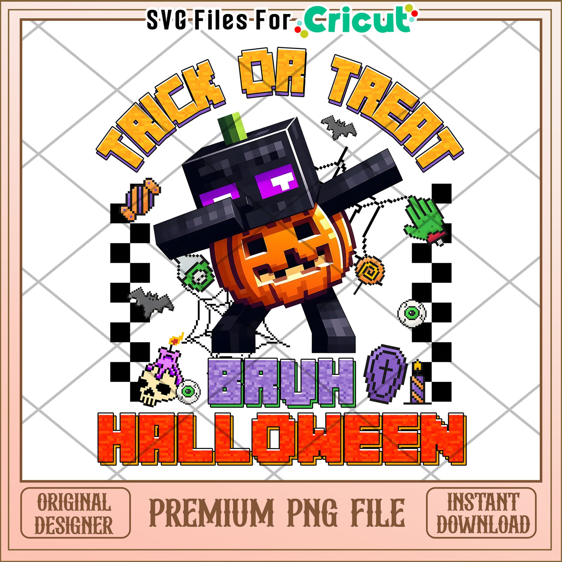 Halloween enderman png, halloween wallpaper​ png, halloween pumpkin png