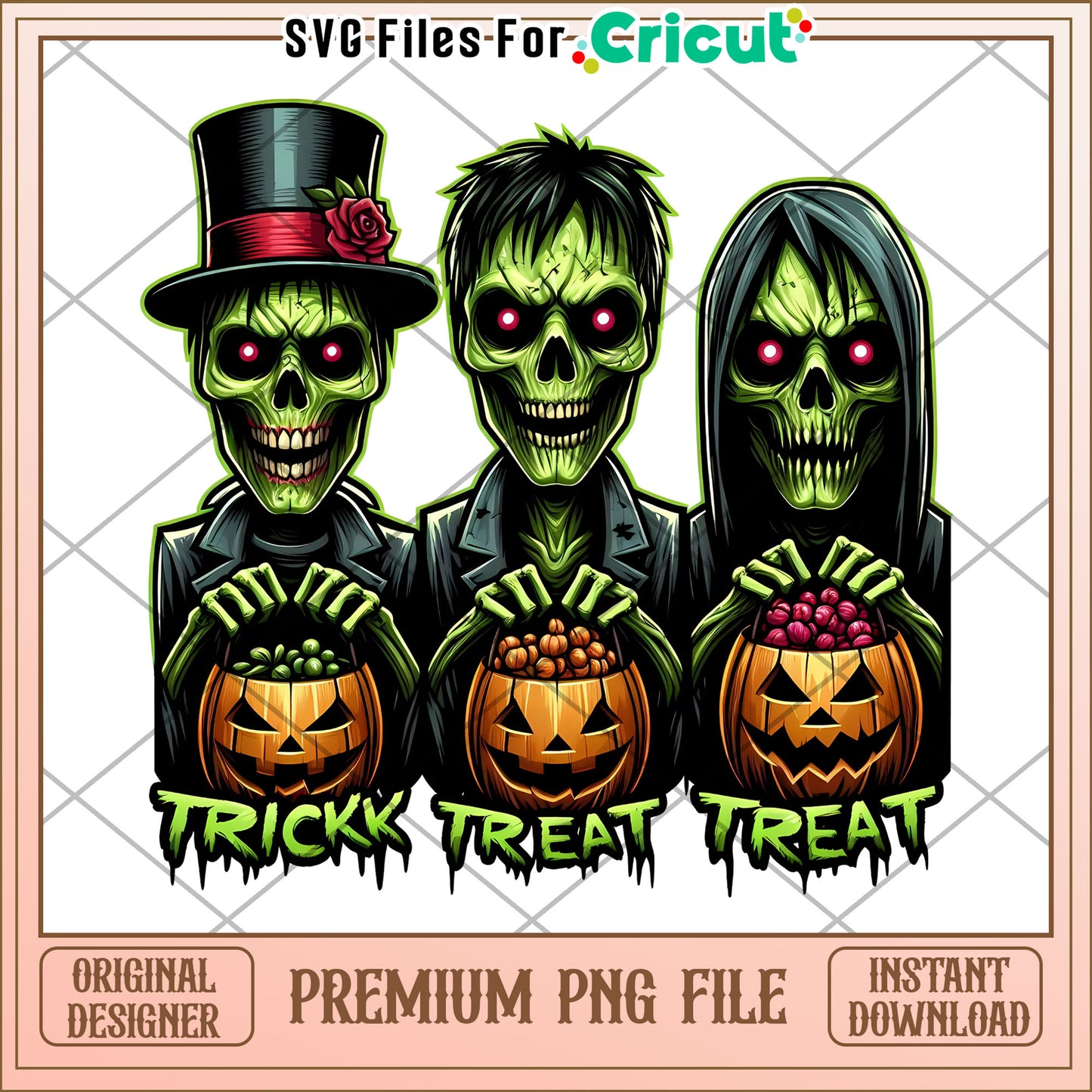 Halloween green skeletons png, halloween​ killers png, halloween time png