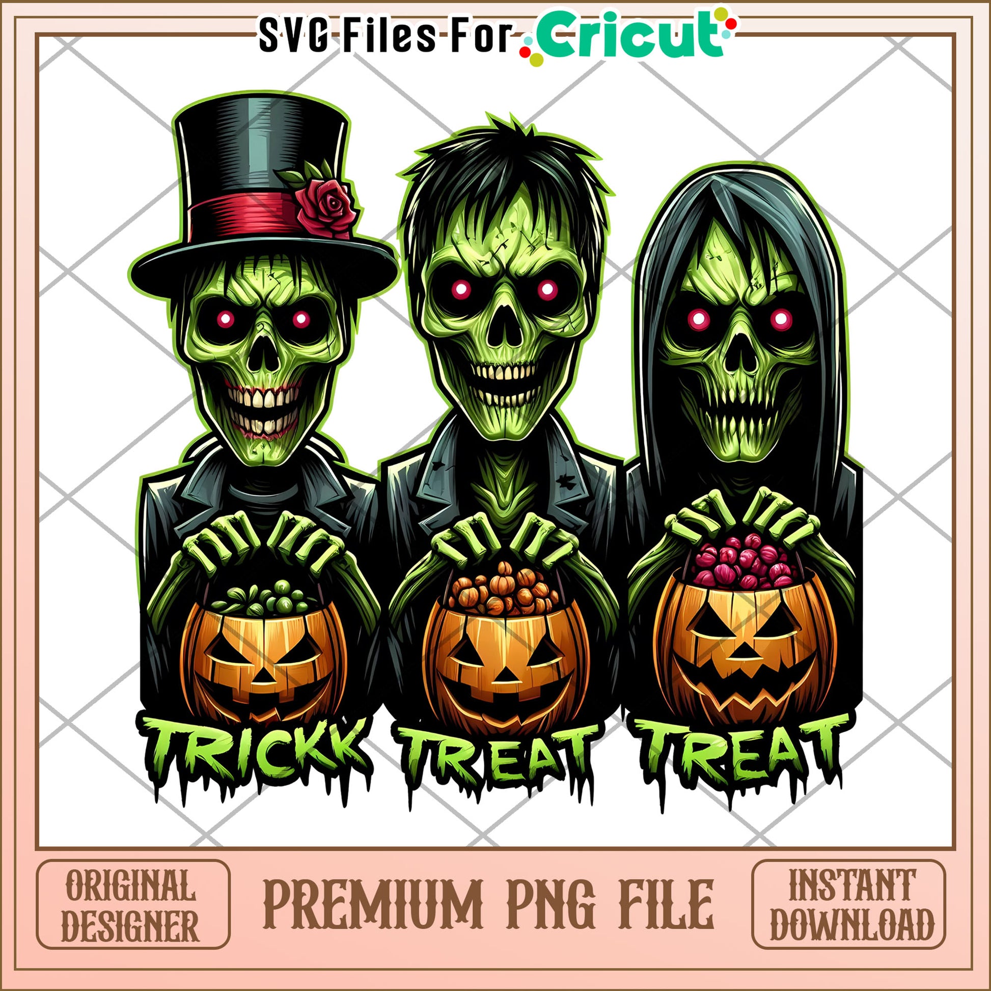 Halloween green skeletons png, halloween​ killers png, halloween time png