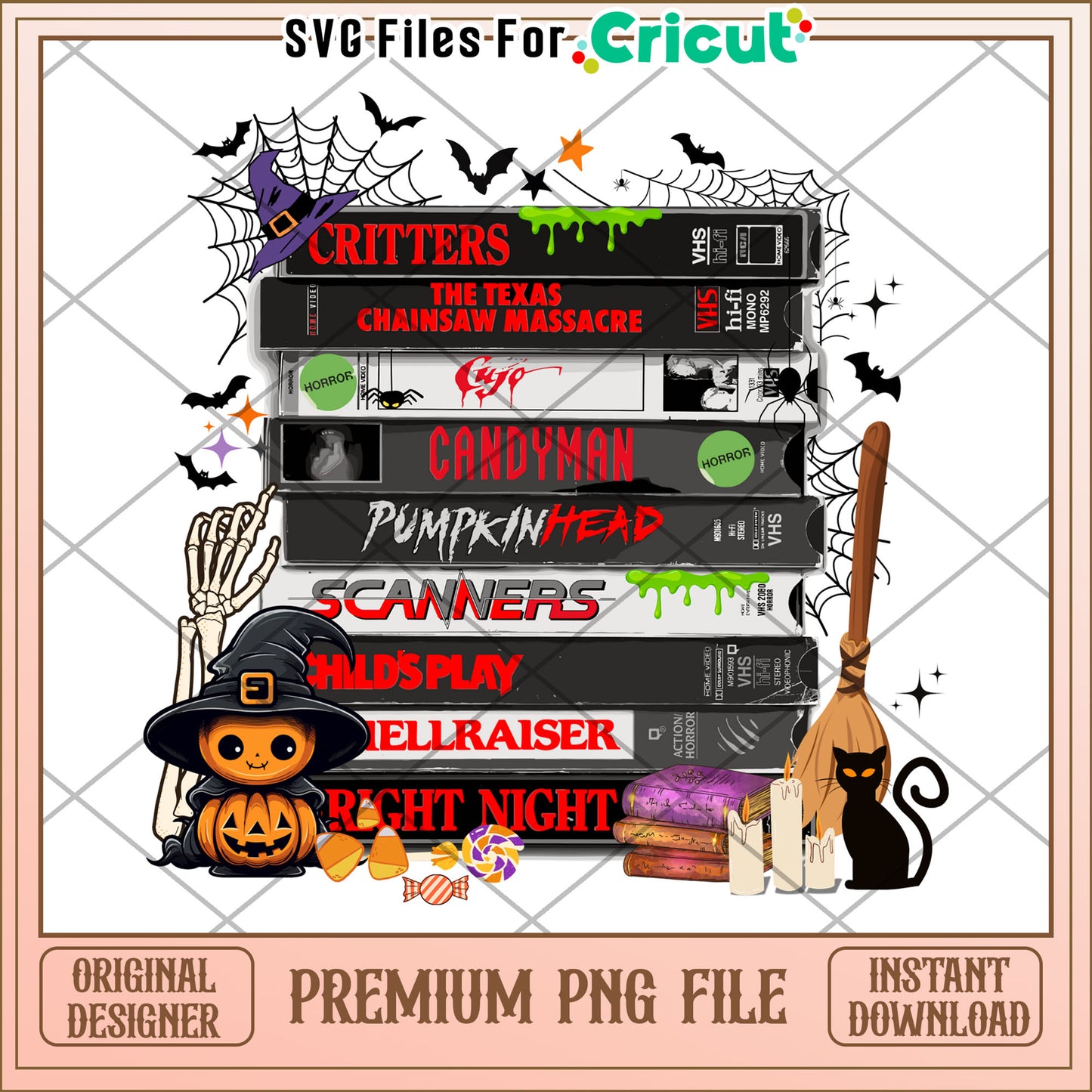 Halloween killers movies png, spooky characters png, halloween candy​ png