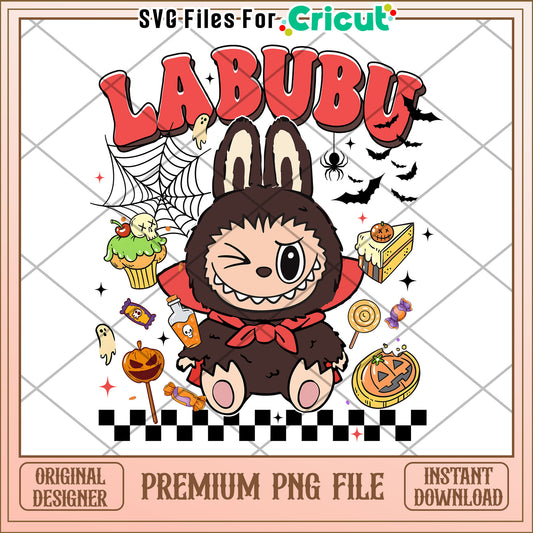 Halloween labubu png, halloween toys png, halloween characters png