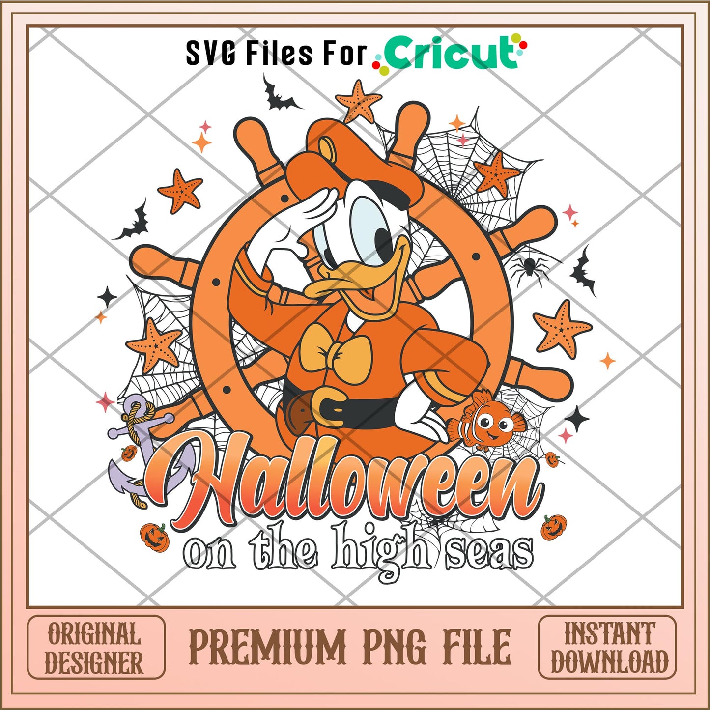 Halloween on the High Seas Duck donald png, Disney characters png, Digital Download