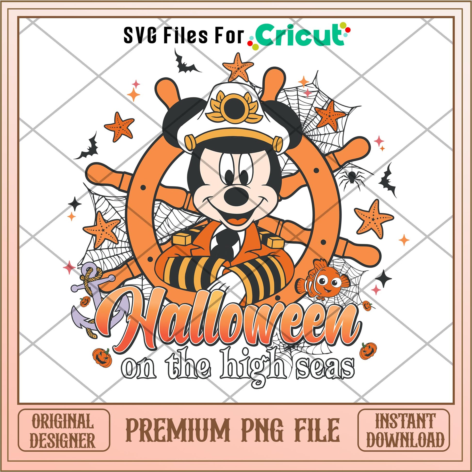 Halloween on the High Seas mickey mouse  png, Disney characters png, Digital Download
