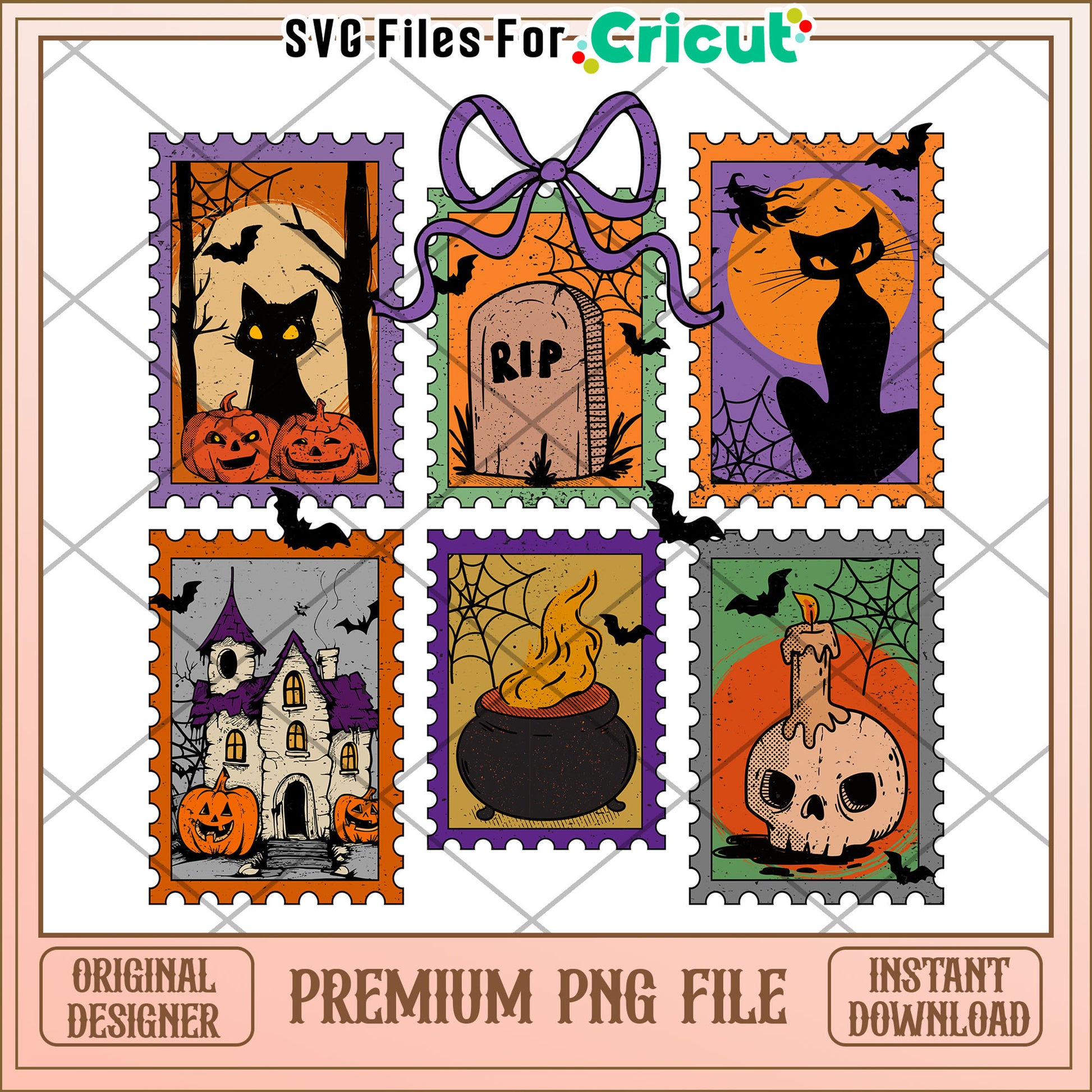 Halloween picture frame png, trick or treat  png, halloween quotes png